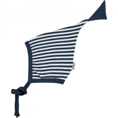 Blue/White Baby Hat, Organic