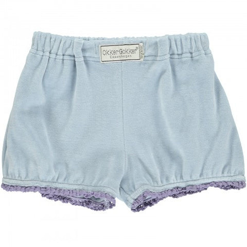 Shorts Pearl Blue, Organic