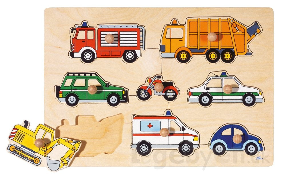 Peg Puzzle - Working Vehicles