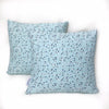 Mini Alfie HOME - pillow in LIGHT BLUE with multi coloured dots