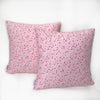Mini Alfie HOME - pillow in ROSE with multi coloured dots