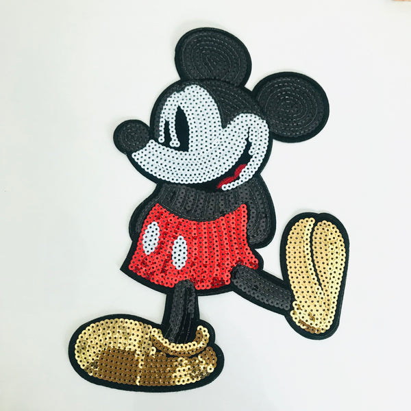 Iron-on MICKEY MOUSE embroidery