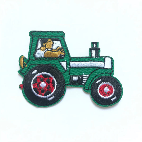 Iron-on TRACTOR embroidery